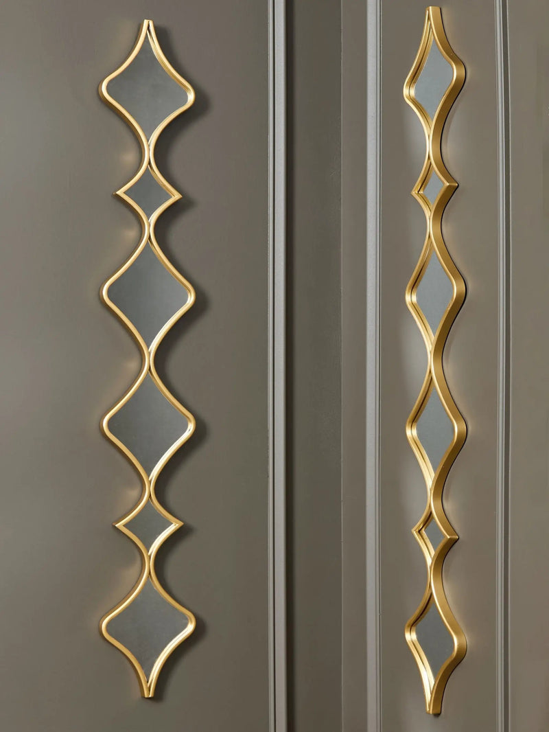 Harriswood - Accent Mirror Set (Set of 2) - Gold Finish by Unique Piece Furniture