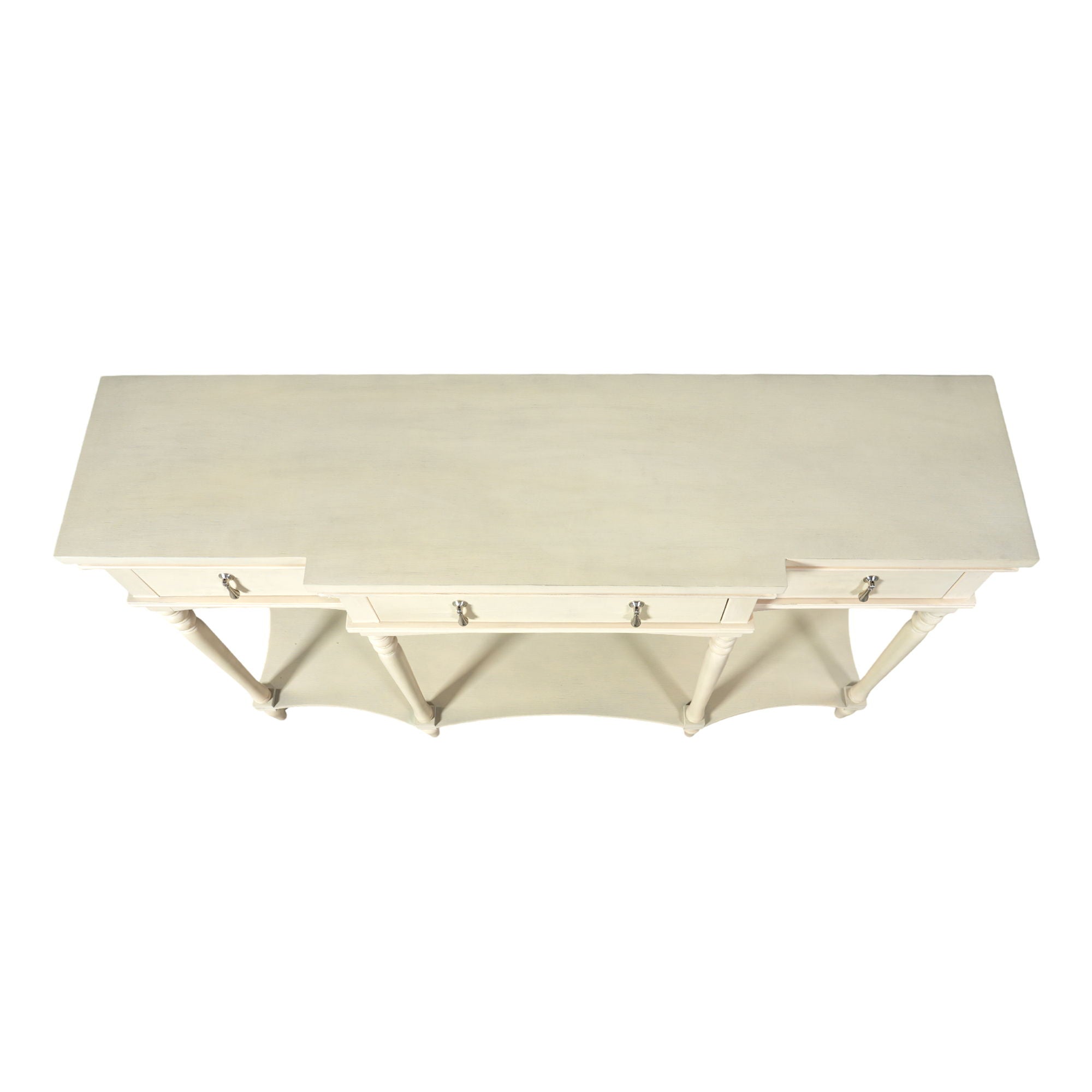 Retro Console Table With 3 Soft Close Drawers by HouseOfZazla