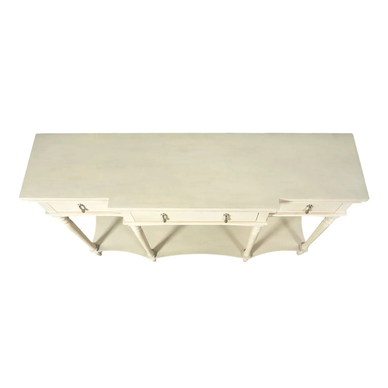 Retro Console Table With 3 Soft Close Drawers by HouseOfZazla