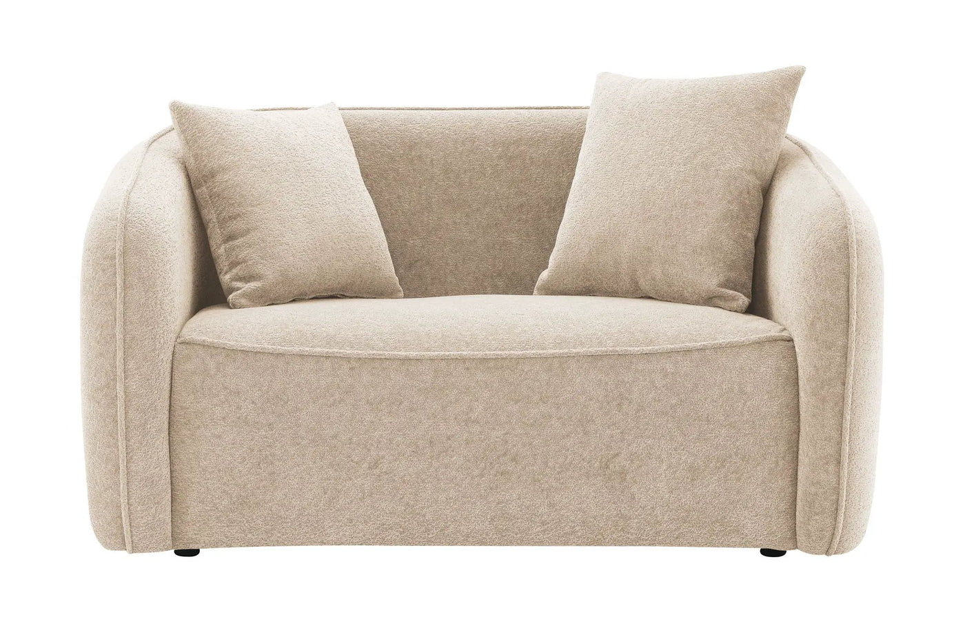Keith - Loveseat With 2 Matching Color Toss Pillows by Unique Piece Furniture