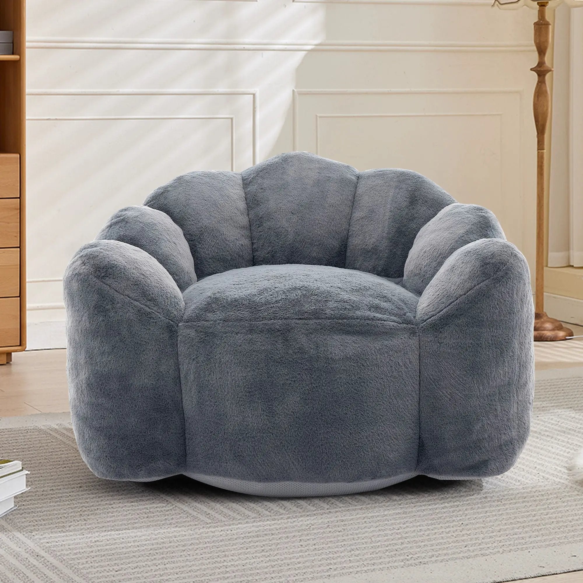 Lotus Style Compression Sofa With Pull Ring by Unique Piece Furniture