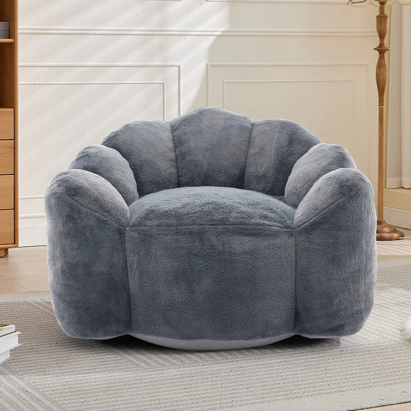 Lotus Style Compression Sofa With Pull Ring by Unique Piece Furniture