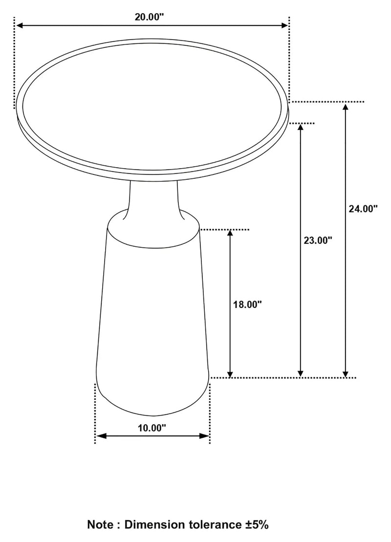Ixia Round Solid Mango Wood Accent Side Table Natural by Unique Piece Furniture