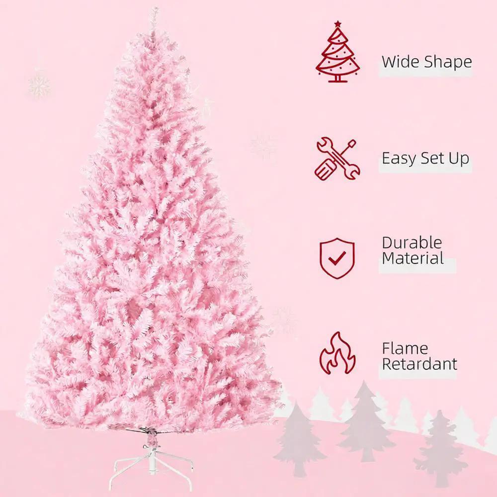 Artificial Christmas Tree - Pink 7ft by HouseOfZazla