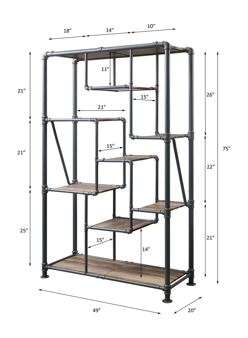 Brantley - Antique Bookshelf - Oak by Unique Piece Furniture