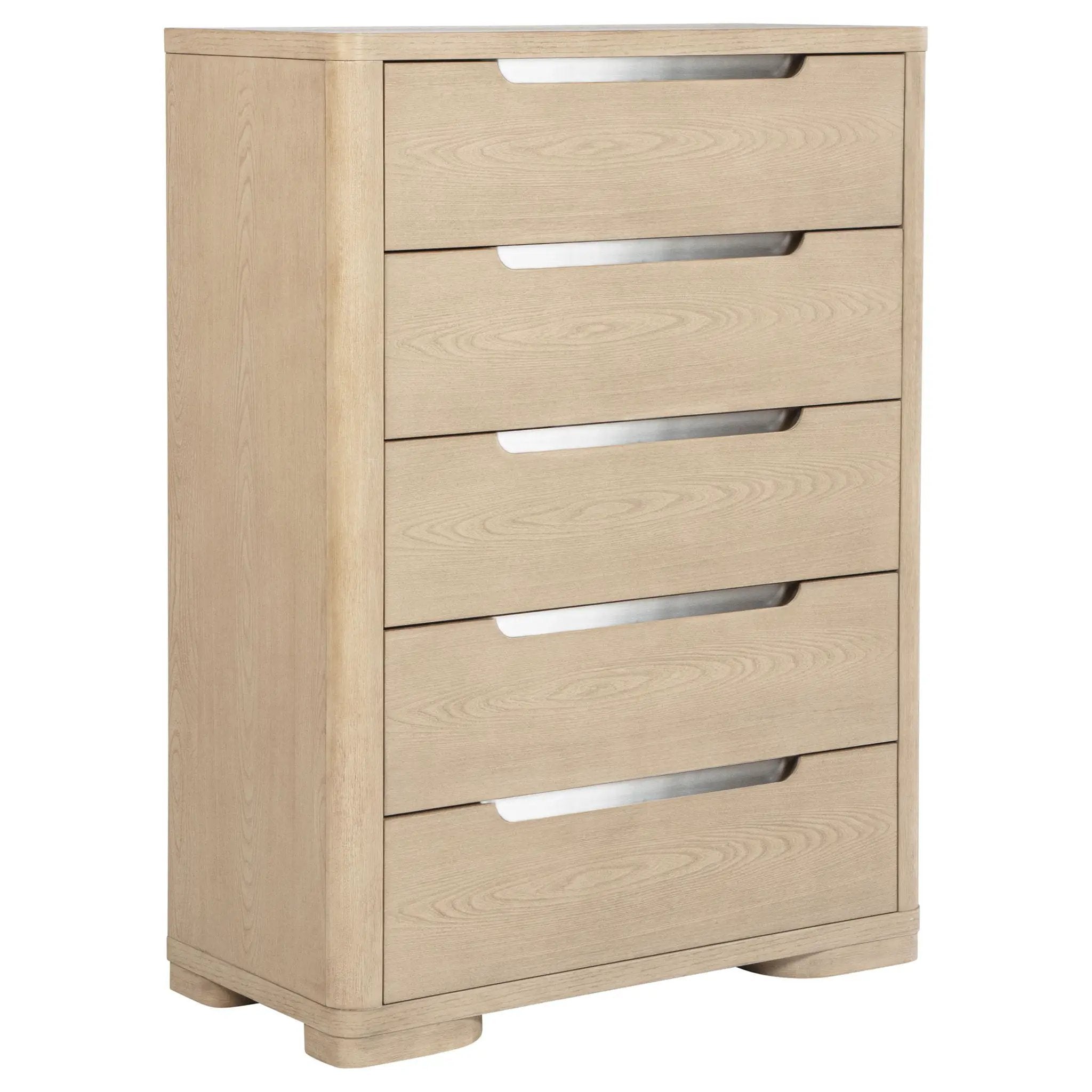 Mirador - 5 Drawer Bedroom Chest - Natural by HouseOfZazla