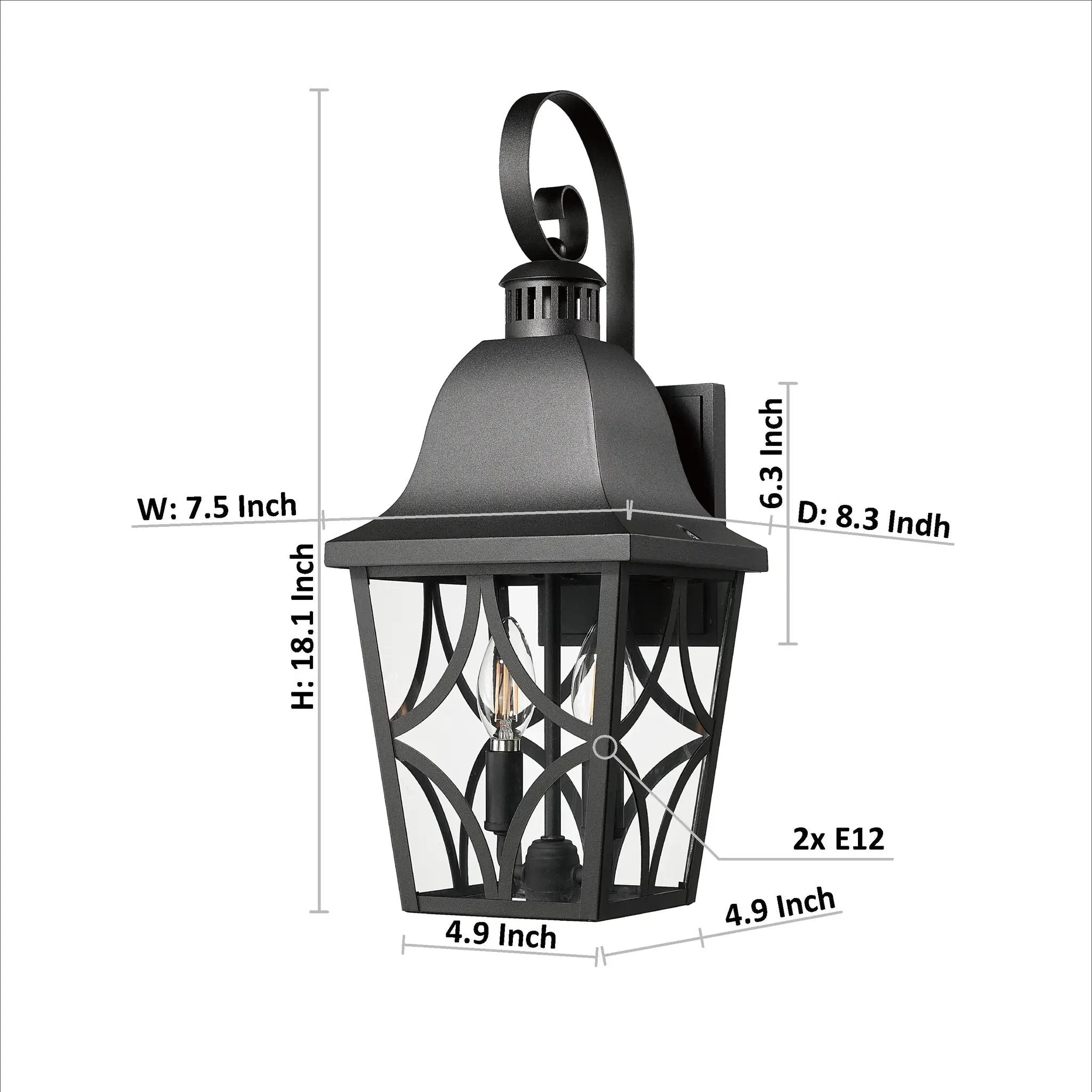 Outdoor Wall Light Fixtures, Waterproof Exterior Wall Sconce by HouseOfZazla