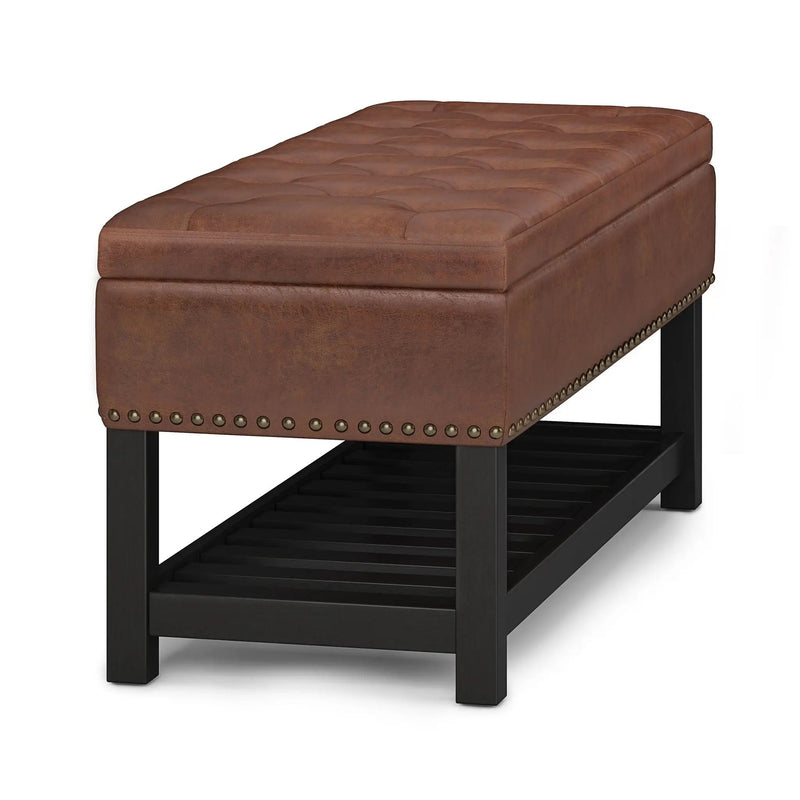 Lomond - Upholstered Storage Ottoman Bench by HouseOfZazla
