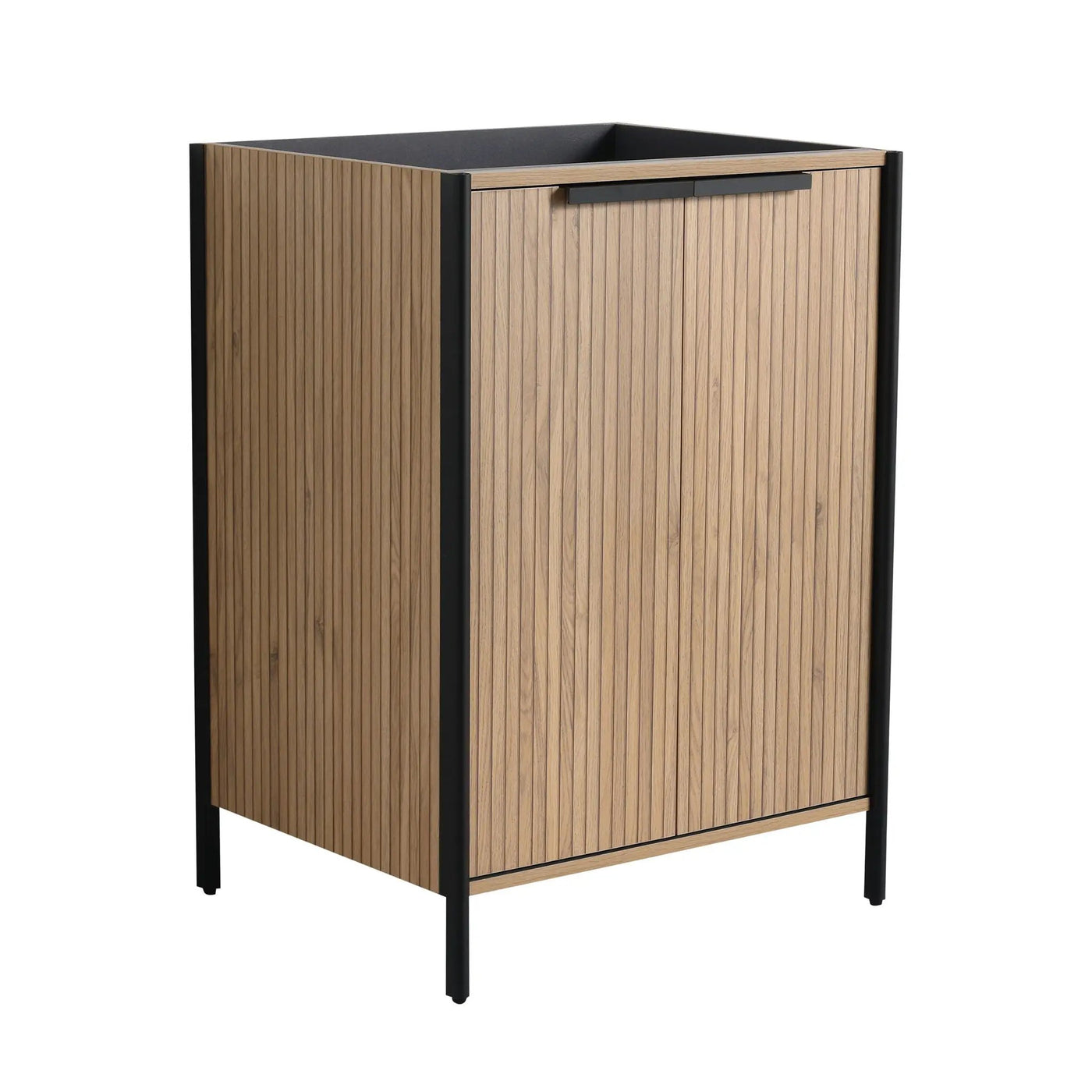 Contemporary Freestanding Bathroom Vanity With Adjustable Shelves by Unique Piece Furniture