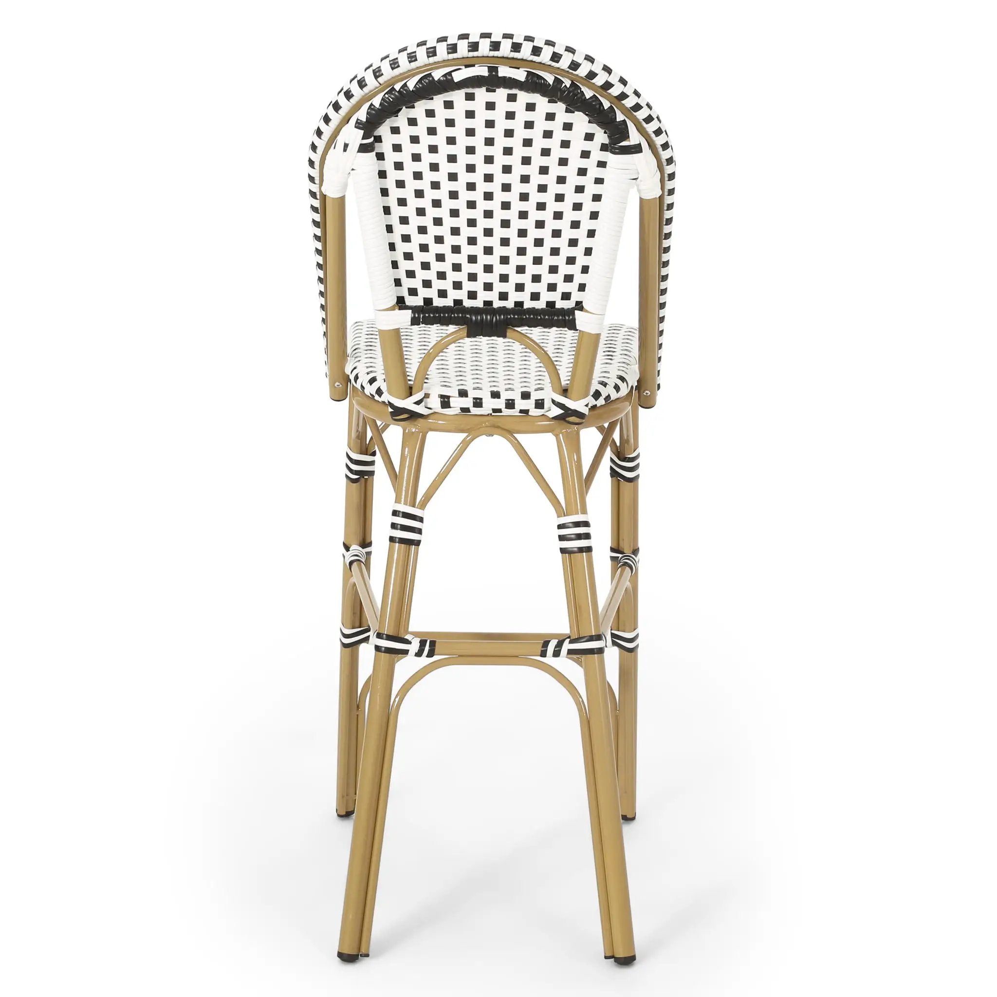 Outdoor PE Rattan French Barstool Set by HouseOfZazla