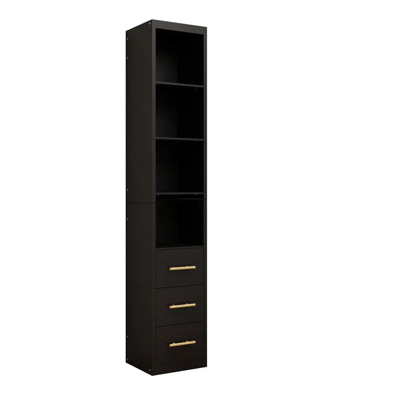 85.04" Tall Storage Cabinet with Drawer and Shelves by HouseOfZazla