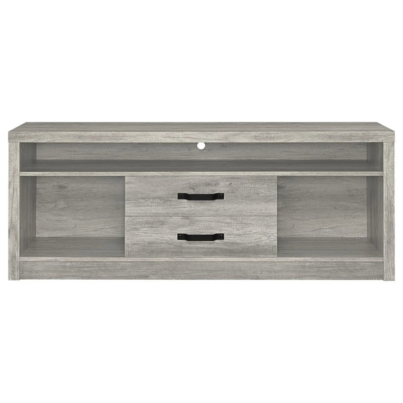 Burke 3-piece 59-inch TV Entertainment Center Grey Driftwood by Unique Piece Furniture