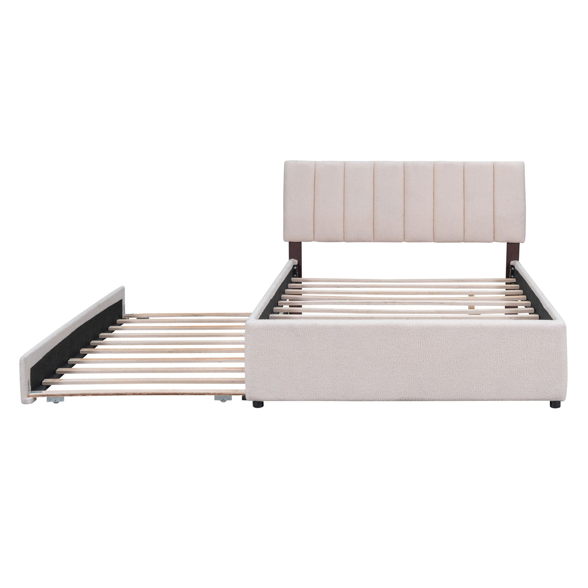 Upholstered Platform Bed With Trundle, photo 23 of 28