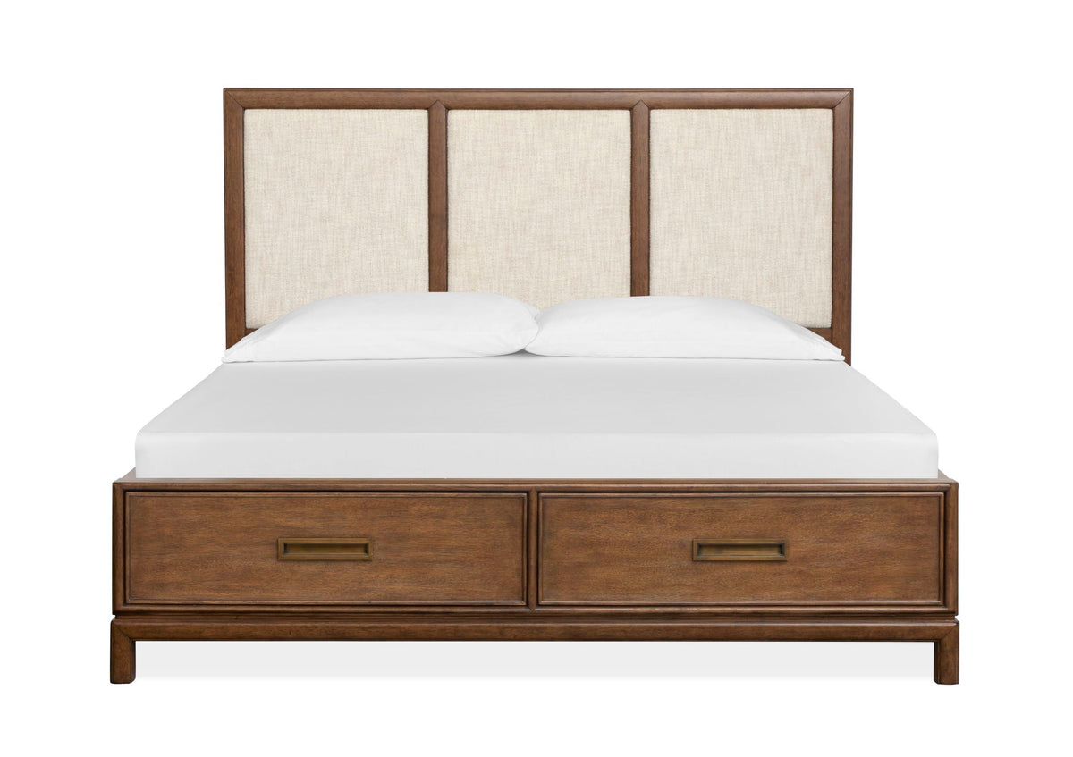 Ridgefield - Complete Panel Storage Bed With Upholstered Headboard, photo 5 of 5