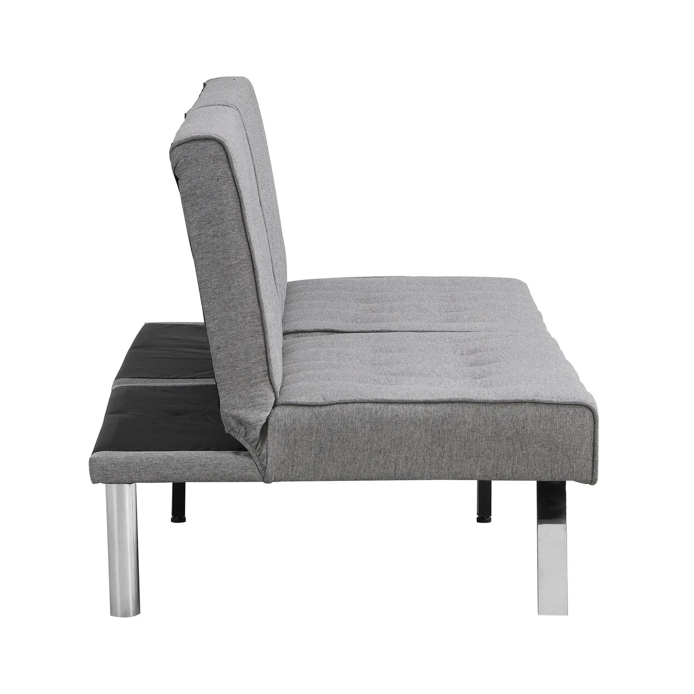 Modern Sofa Bed With Wood Frame And Stainless Legs by HouseOfZazla