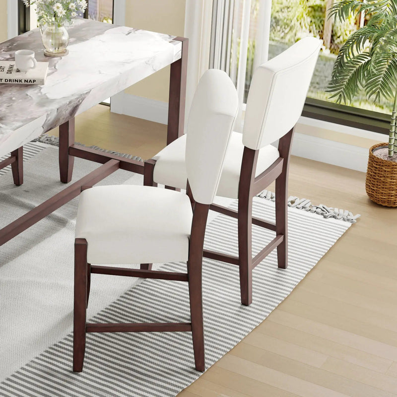 Mid Century Modern Bar Stools, Upholstered Counter Chairs by Unique Piece Furniture