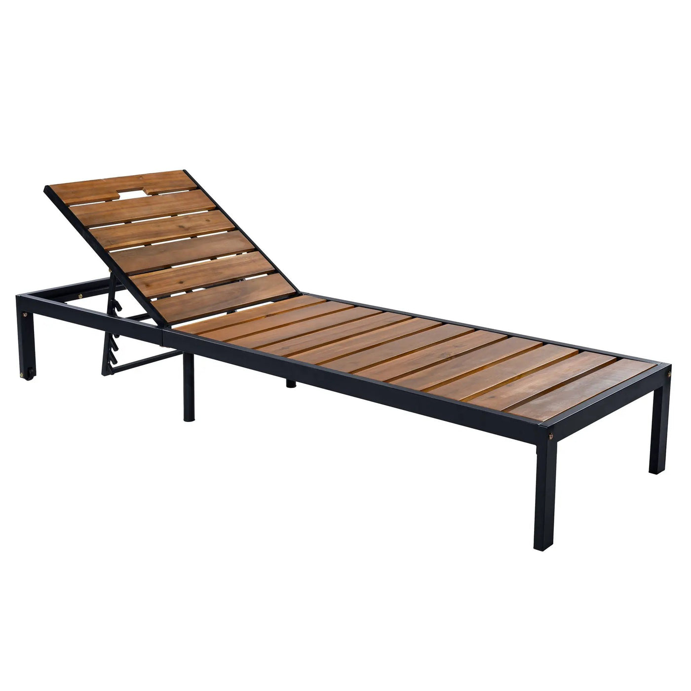 Outdoor Chaise With Adjustable Backrest by HouseOfZazla