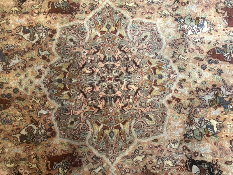 Karastan Rug 8.8 x 12 Persian Hunting Rug #723, Wool Area Rug by Jewel Rugs