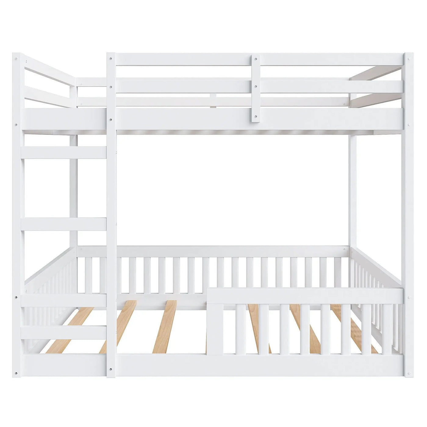 Stylish Bunk Bed With Ladder And Guardrails by HouseOfZazla