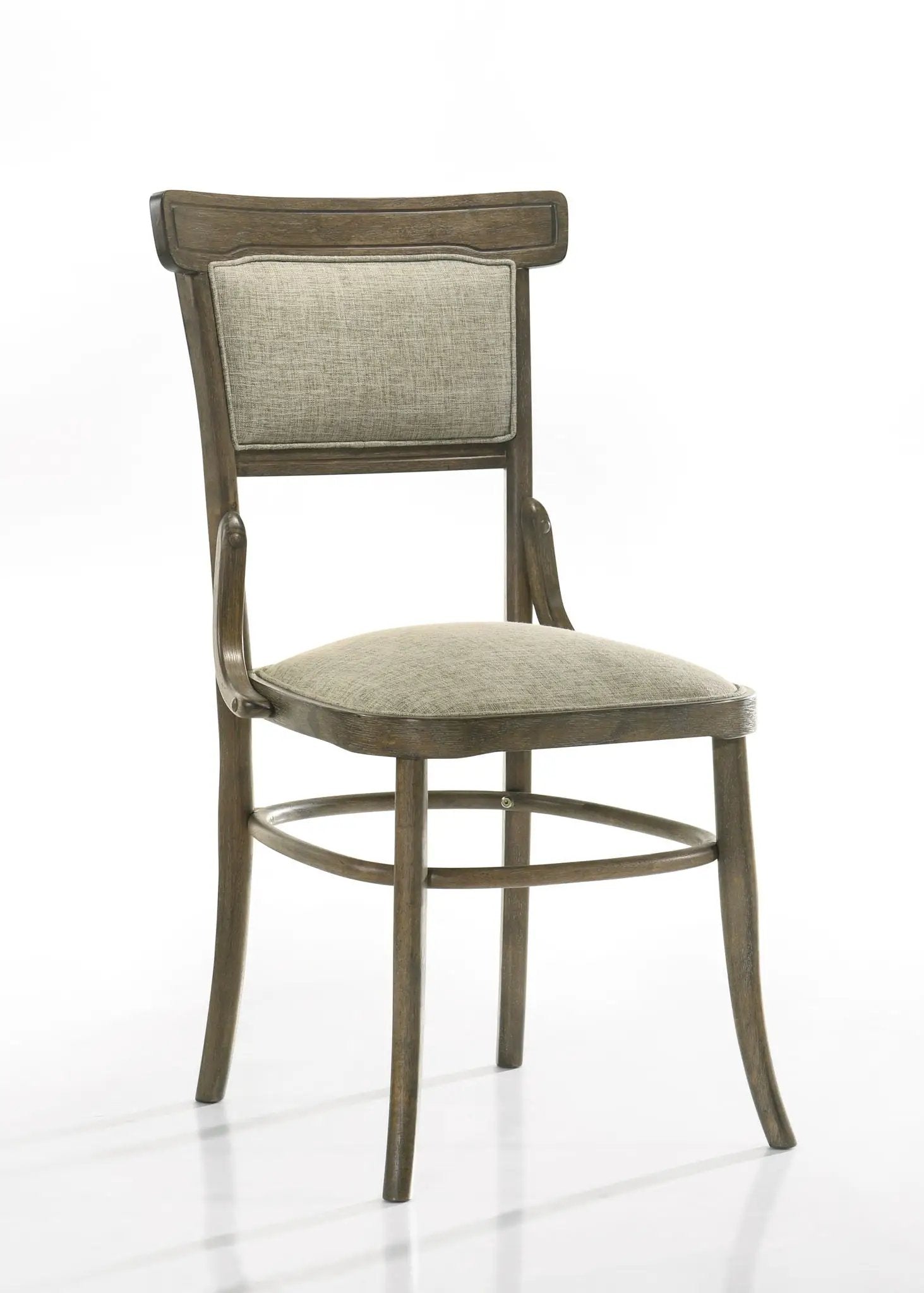 Bistro - Wide Dining Chair With Cushion (Set of 2) - Vintage Walnut by HouseOfZazla