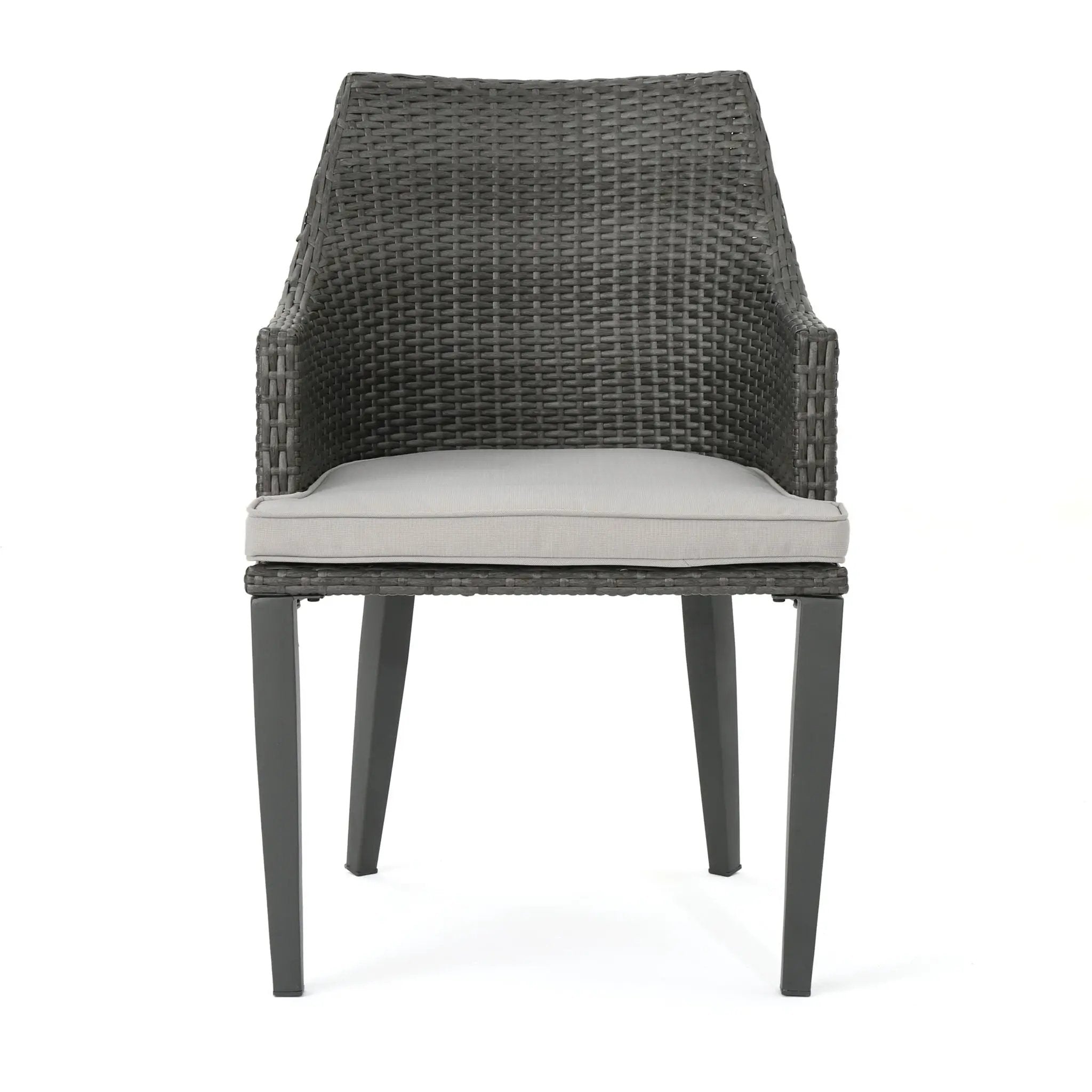 Hillhurst Outdoor Chair Set of 2 with Weather Resistant Cushions by HouseOfZazla