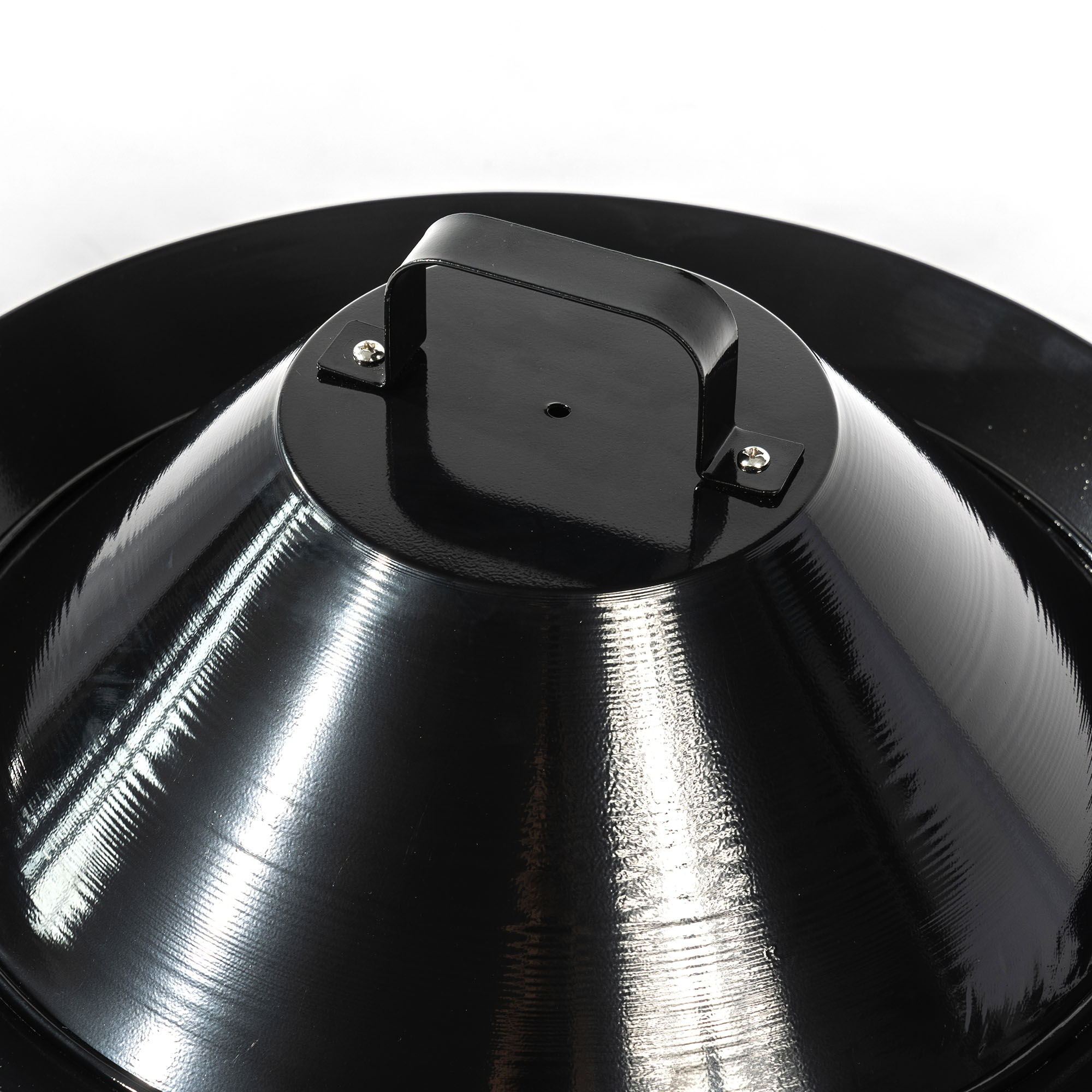 Propane Gas Fire Pit Table, 50000 Btu Round For Outside Patio - Black by HouseOfZazla