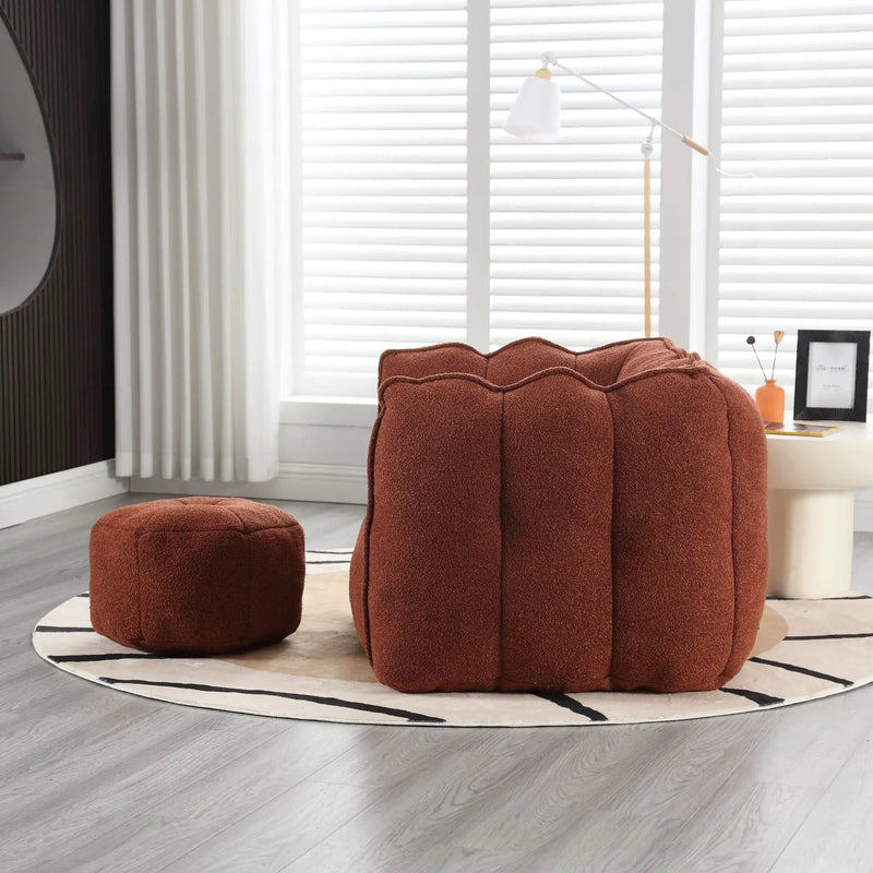 Soft Bean Bag Chair With High Resilient Foam by HouseOfZazla