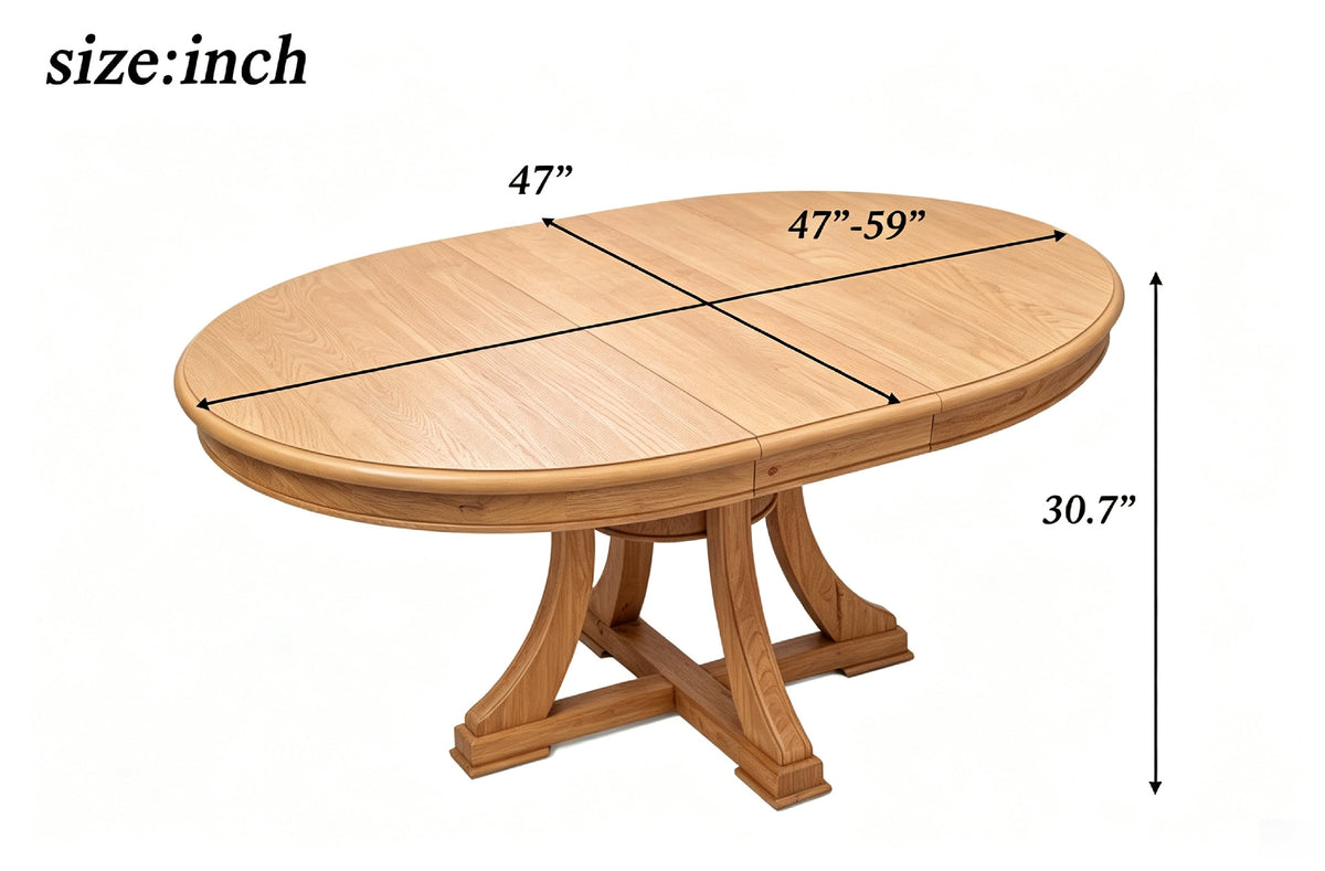 7-Piece Retro Functional Dining Table Set, photo 7 of 10