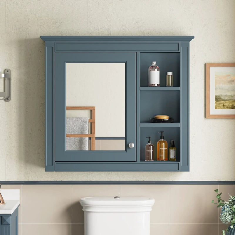 Modern Wall-Mounted Medicine Cabinet With Mirror by Unique Piece Furniture