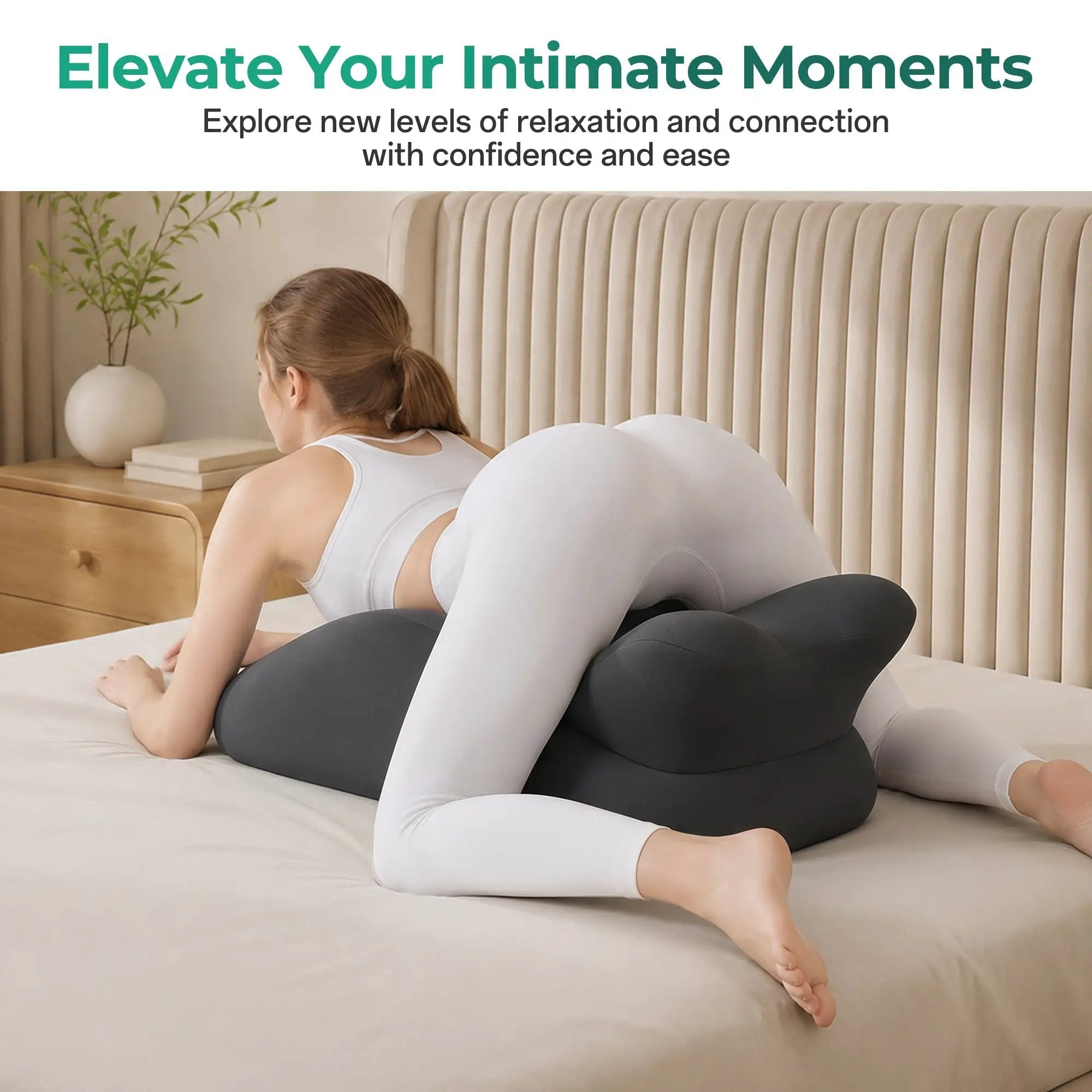 Memory Foam Ergonomic Wedge Pillow by HouseOfZazla