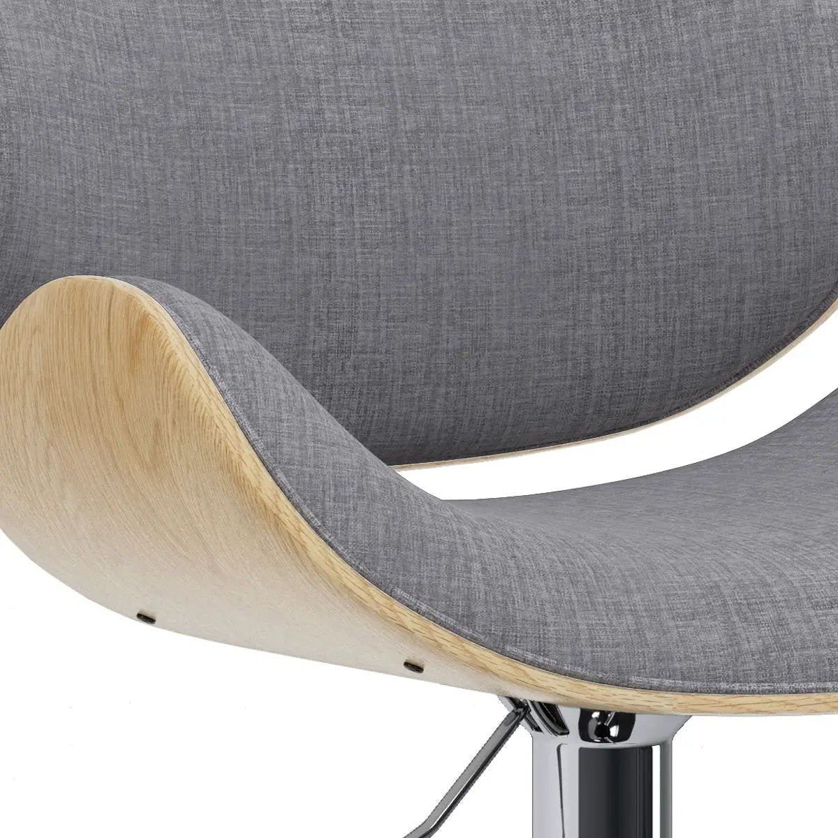 Marana - Handcrafted Bentwood Adjustable Swivel Bar Stool by Unique Piece Furniture