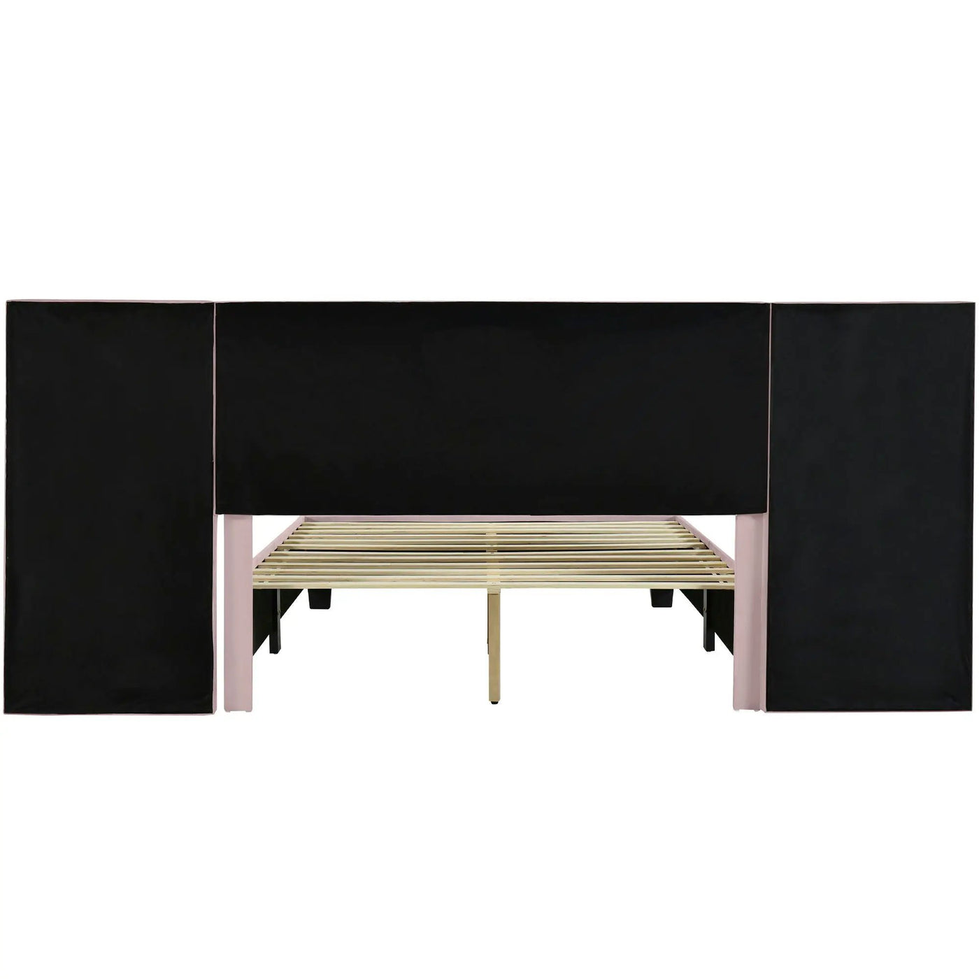 Upholstered Platform Bed With Big Headboard by HouseOfZazla