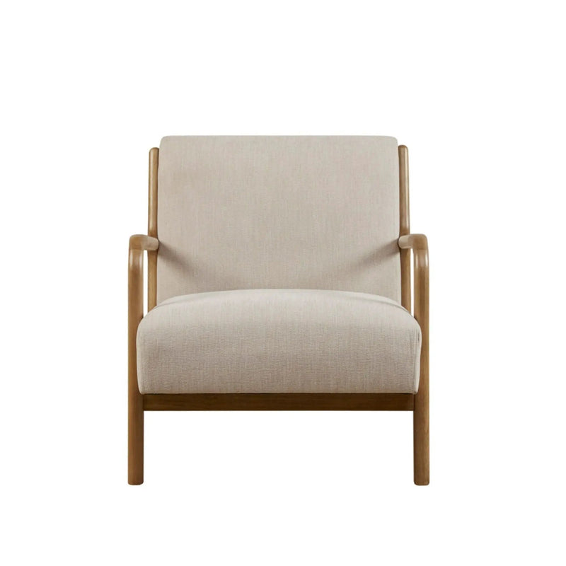 Mid-Century Style Lounge Chair With Upholstered Seat by HouseOfZazla
