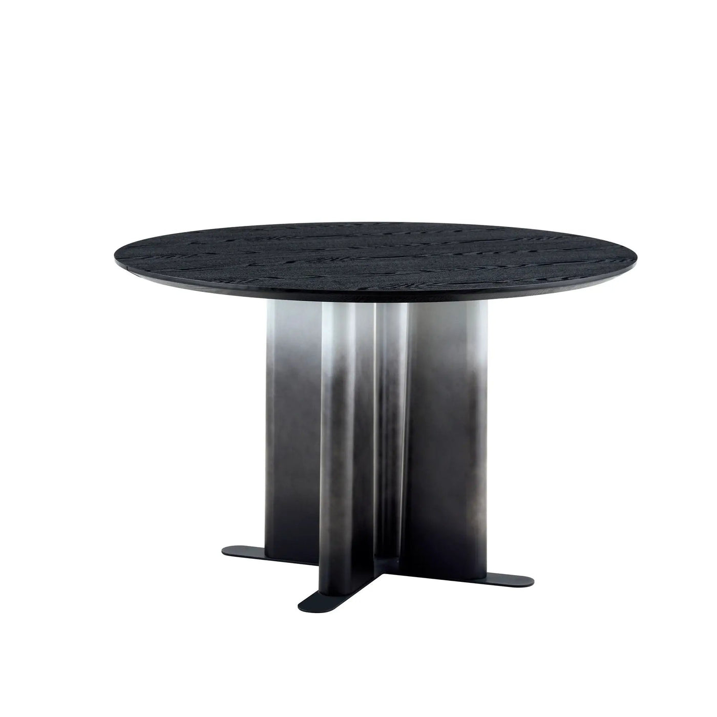 Round Dining Table With Cross Base, Modern Home Furniture by HouseOfZazla