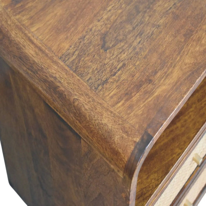 Larissa - 2 Drawer Nightstand - Brown by HouseOfZazla