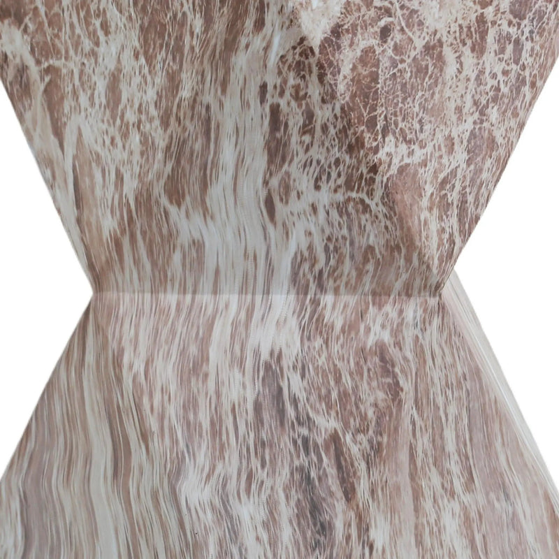 Round Outdoor Geometric End Table - Marble by HouseOfZazla