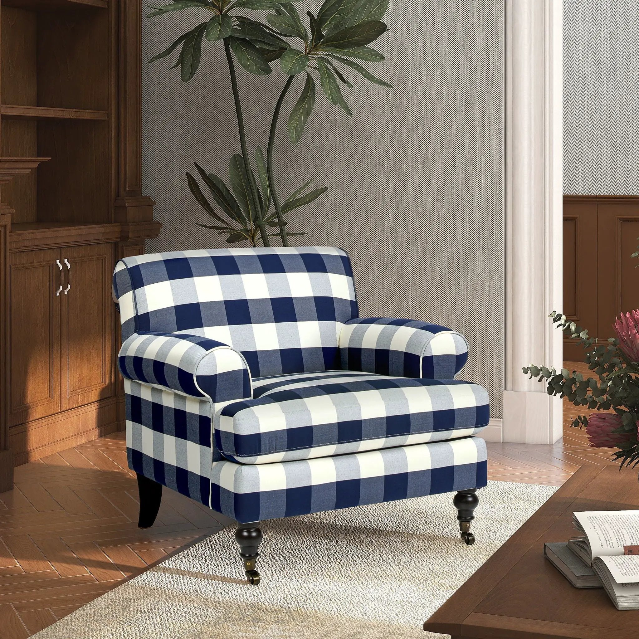 Alana Lawson - Accent Arm Chair Casters by HouseOfZazla