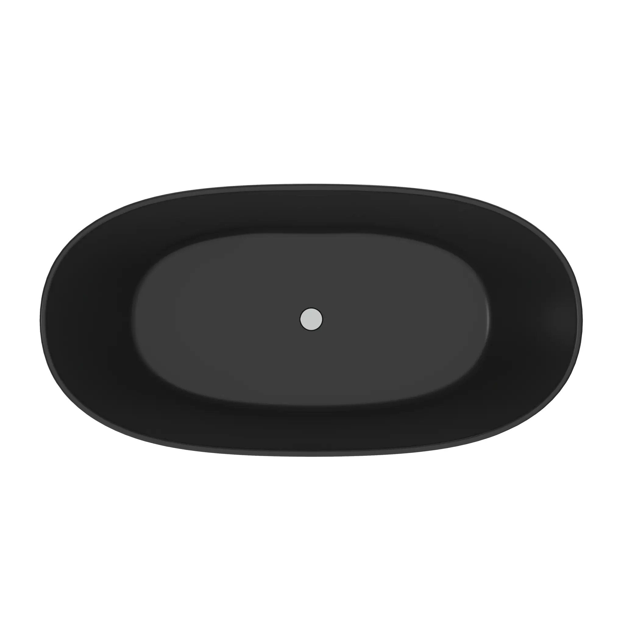 65 Inch Artificial Stone Solid Surface Freestanding Bathroom Bathtub by HouseOfZazla