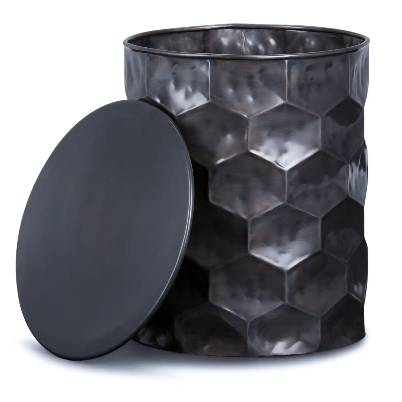 Whitney - Handcrafted Metal Storage Table by HouseOfZazla