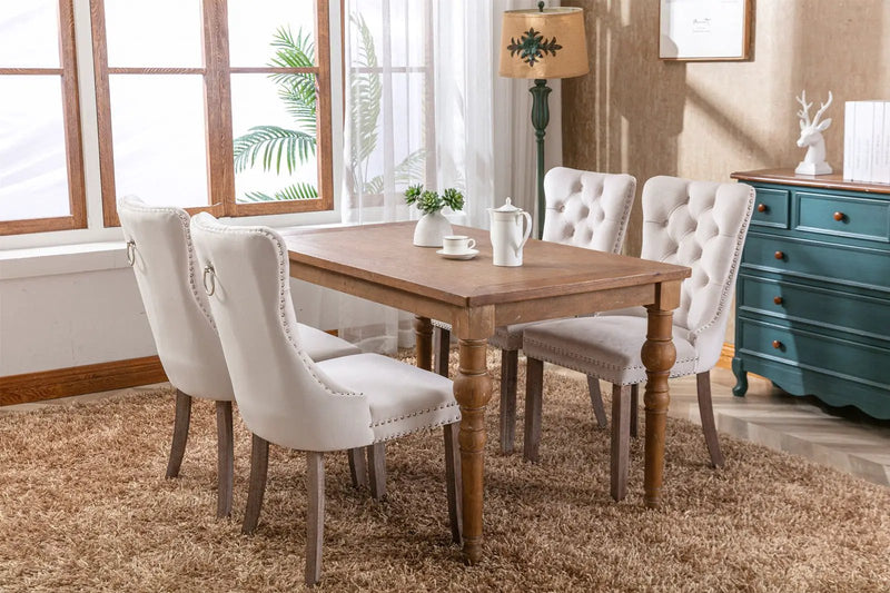 Nikki - High-End Tufted Dining Chair (Set of 2) by HouseOfZazla