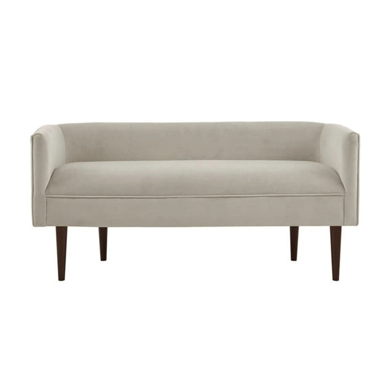 Farrah - Accent Bench With Low Back & Sides - Cream by HouseOfZazla