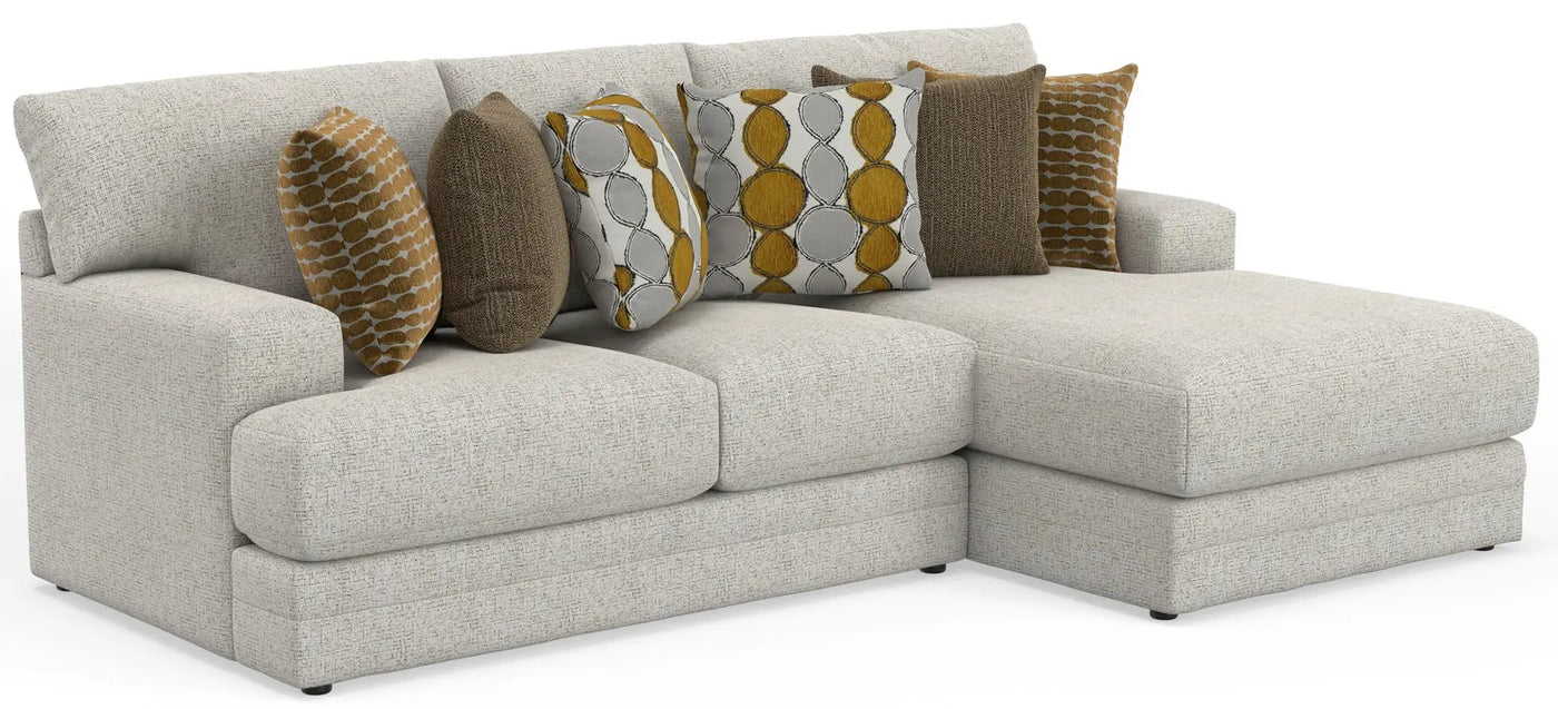 Tori - Sectional With Comfort Coil Seating And Accent Pillows Included by Unique Piece Furniture
