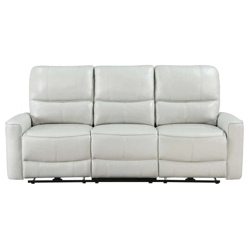 Greenfield Upholstered Power Reclining Sofa Dove Grey by Unique Piece Furniture