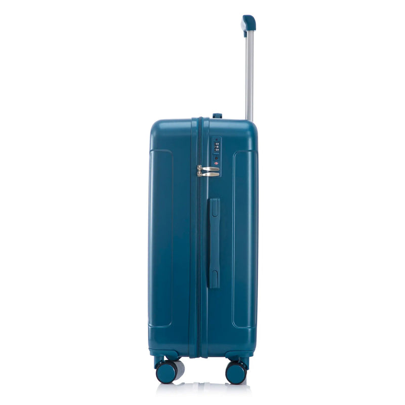3-Piece ABS Spinner Wheel Luggage Set 20"/24"/28" Dark Blue by HouseOfZazla