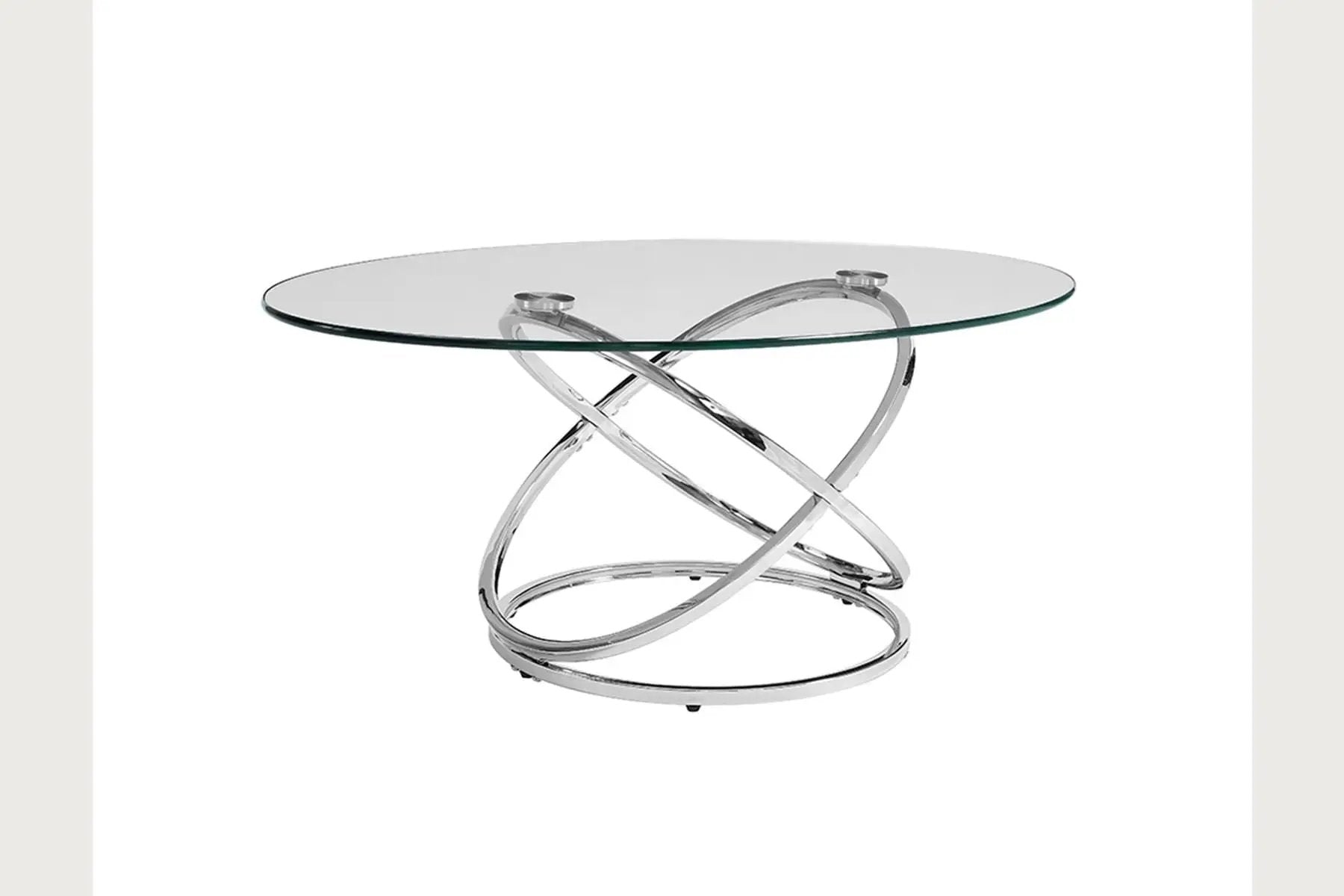 Cocktail Table Set - Chrome by Unique Piece Furniture
