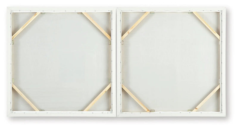 Andorfield - Wall Art Set (Set of 2) - Beige / Black / White by Unique Piece Furniture