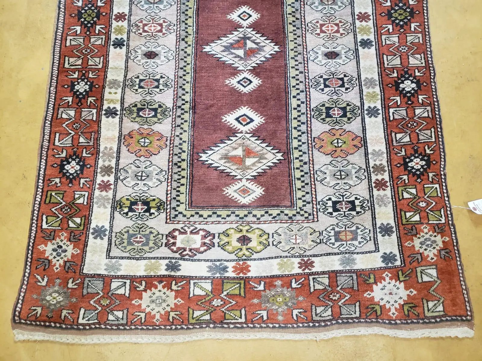 4x8 Turkish Rug - Turkish Oriental Carpet - Tribal Rug - Talesh Rug - Hand Knotted Wool Area Rug 4' 4" x 7' 6" Bedroom Rug Vintage by Jewel Rugs
