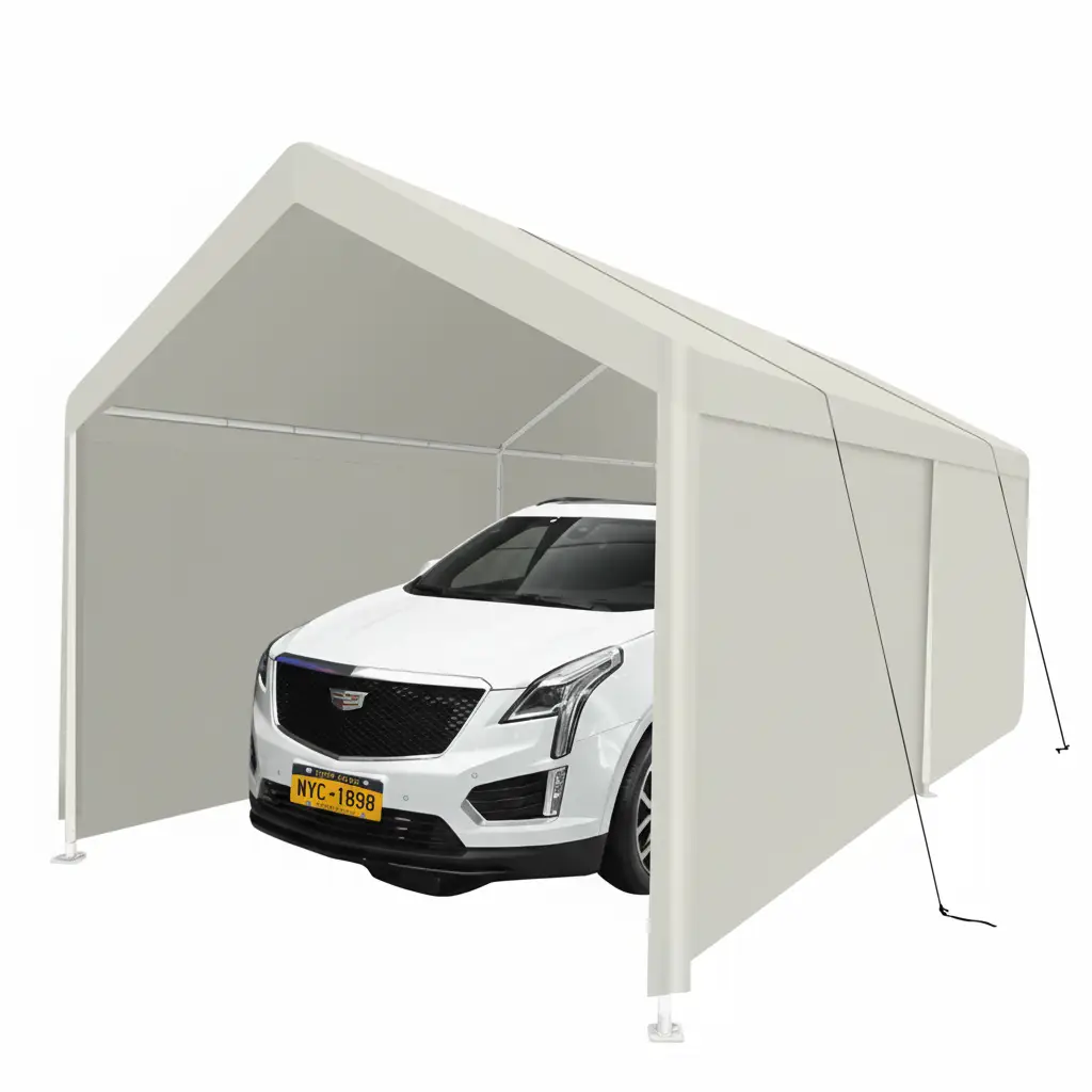 Carport, 12×20 Heavy Duty Portable Carport Garage Tent for Outdoor Storage Shelter by HouseOfZazla