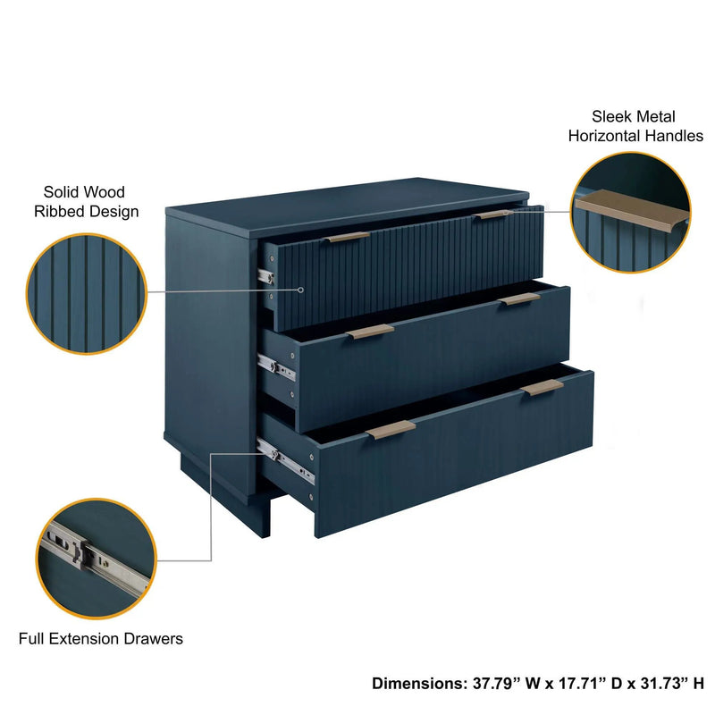 Granville - Dresser With 3 Drawers by HouseOfZazla