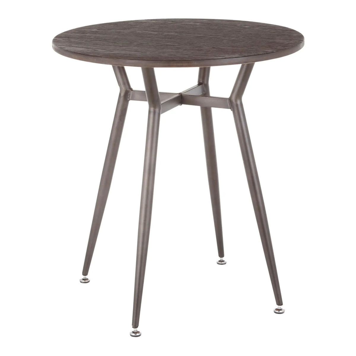 Clara - Industrial Round Dinette Table by HouseOfZazla